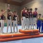 Gabriele Mordenti, Eric Mombelli e Mattia Coutandin sul podio