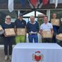 Da sinistra: Elsa Blanc, Elisabetta Misino, Fabio Fortin, Dario Come, Rudy Perronet, Roberto Rossi, Enzo Spelgatti e Gilles Personnettaz