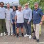 Da sin: Luca Delfino,Giuseppe Sparta e Carlo Tarsia, il coach Gianni Zullo, il Sindaco di Buttigliera Alfredo Cimarella e l'Assessore Daniele Chiriotti Da sin: Luca Delfino,Giuseppe Sparta e Carlo Tarsia, il coach Gianni Zullo, il Sindaco di Buttigliera Alfredo Cimarella e l'Assessore Daniele Chiriotti