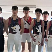 Guglielmo Sansano, Ruben Vitulli, Jacopo Favre, Eric Mombelli, Mattia Coutandin e Gabriele Mordenti