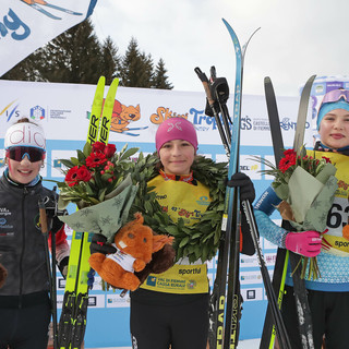 podio Skiri Trophy (secondo posto per Alice Borbey)