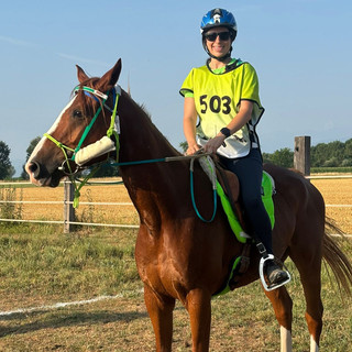 Frossasco, pioggia di piazzamenti per l'endurance valdostano: Costanza Garbetta sale sul podio nella 90 km