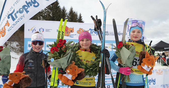 podio Skiri Trophy (secondo posto per Alice Borbey)