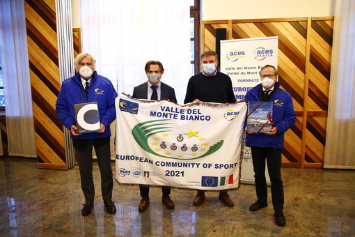 Alla Comunità Valli del Monte Bianco il “Premio promozione dei valori dell’attività sportiva” Alla Comunità Valli del Monte Bianco il “Premio promozione dei valori dell’attività sportiva”