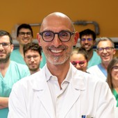 Luca Ventre e la sua equipe