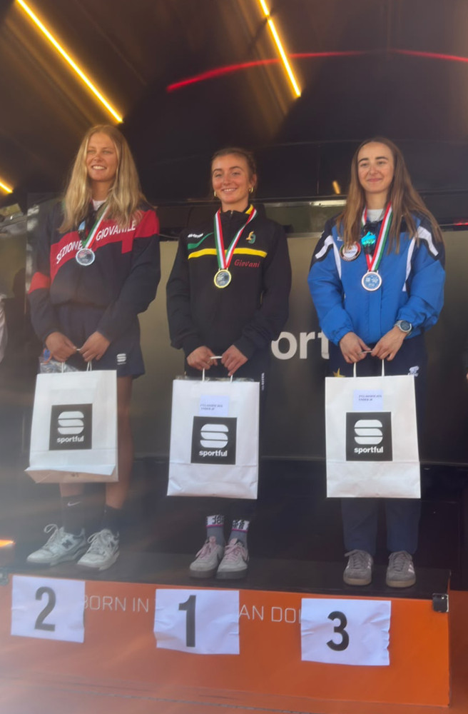 Martina Bisson sul podio al Grand Prix Sportful: terza tra le Giovani