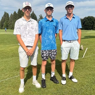 da sx Federico e Alessandro Subet, Mathias Sciocchetti Bois