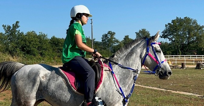Giorgia Pisano con Zagaia dei Laghi