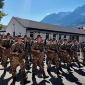 I giovani Alpini del Centro Addestramento Alpino