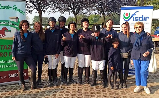 Equitazione: L' Avres conqusta il terzo posto nel campionato Italiano FISDIR