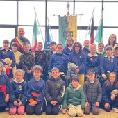 In visita all'aula del Consiglio comunale