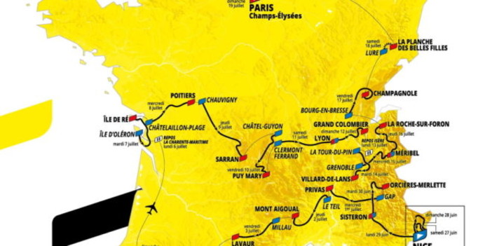 Ciclismo: Il Tour de France sfiora la Valle d'Aosta