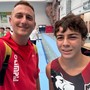 Ruben Vitulli con il suo allenatore
