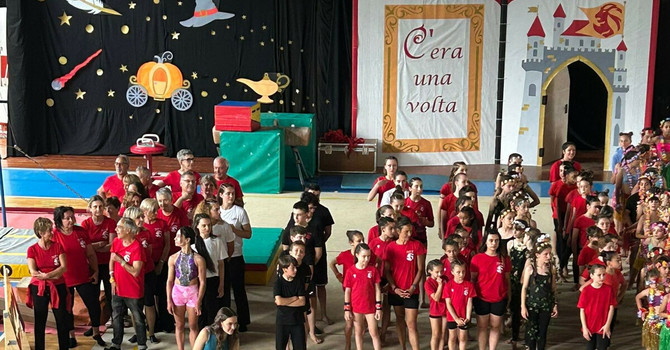 Ginnastica; Il saggio fantastico della Ginnastica Olimpia incanta il Palamiozzi