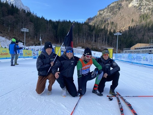 Da sinistra: Maurizio Macori, Matieh Courthould, Andrea Dufour e Massimo Farcoz