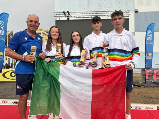 Azzurrini sul podio iridato di Isla Cristina Azzurrini sul podio iridato di Isla Cristina