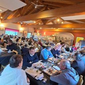 Un momento dell'incontro conviviale Un momento dell'incontro conviviale