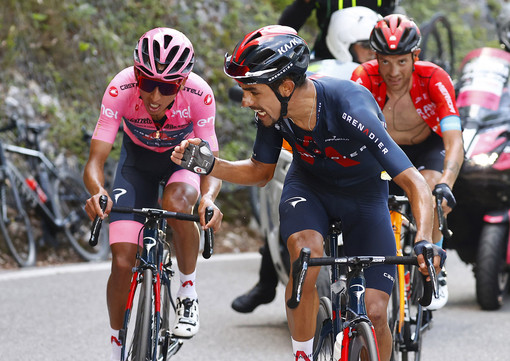 GIRO D'ITALIA: Bernal non molla la Rosa. Martin in solitaria, Yates guadagna terreno