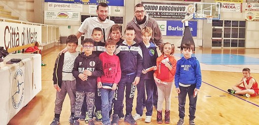 Basket: Gli Aquilotti del Nus terzi al torneo di Meda