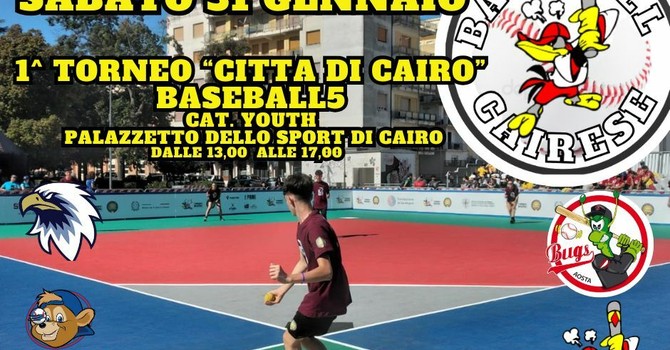 Baseball5, i giovani Bugs in campo a Cairo Montenotte Baseball5, i giovani Bugs in campo a Cairo Montenotte