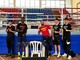da sx Ismael Beioud, Edward Semakula, maestro Luca De Carolis, Jastin Koceku, Selin Bunduchi