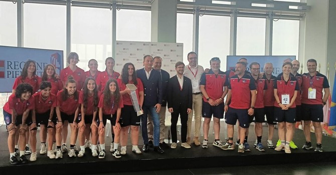 Le campionesse valdostane del calcio a 5 premiate in Regione Piemonte per lo storico scudetto