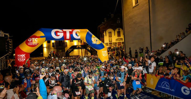 Pioggia e spettacolo per il Gran Trail Courmayeur