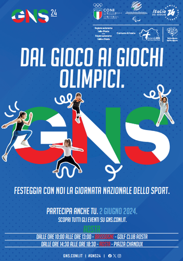 Torna ad Aosta il 2 giugno la Giornata Nazionale dello Sport