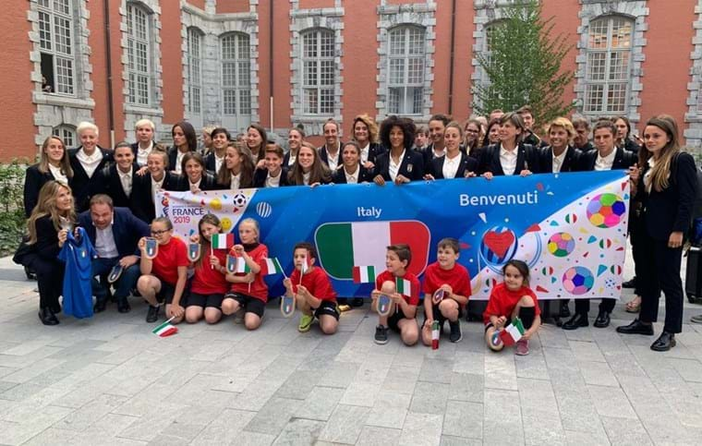 Verso il Mondiale: Accoglienza calorosa per le Azzurre a Valenciennes Verso il Mondiale: Accoglienza calorosa per le Azzurre a Valenciennes