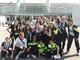 Foto di gruppo per le ragazze dell'Aosta 511 in 'trasferta' per Juve-Fiorentina