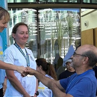 La premiazione di Marie Claire Deanoz