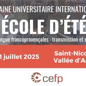 4e édition de l’École d’été à Saint-Nicolas: transmission et enseignement de la culture et langue francoprovençales