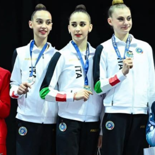 Ginnastica ritmica: Elodie Godioz trionfa a Gdynia con la Nazionale italiana Junior