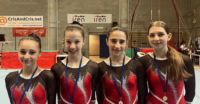 Luna Donatelli Marquet, Noélie Benato, Gaia Petrera e Adelina Bulat