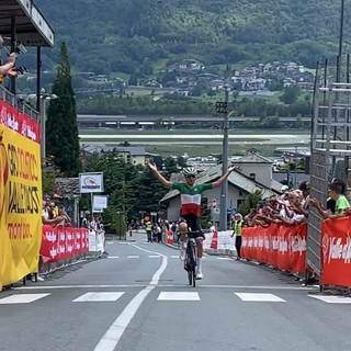 58° Giro Valle d'Aosta: Seconda tappa dominata dal tricolore Lorenzo Germani