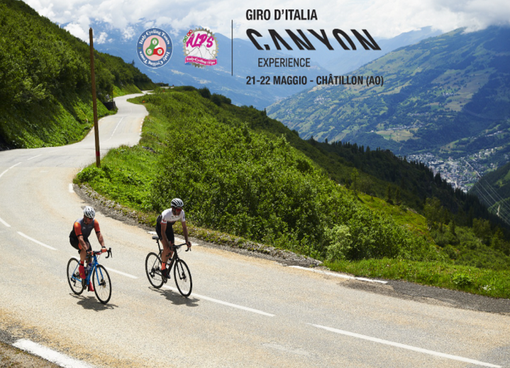 Giro d'Italia Canyon Experience: Chatillon ospita il test per appassionati