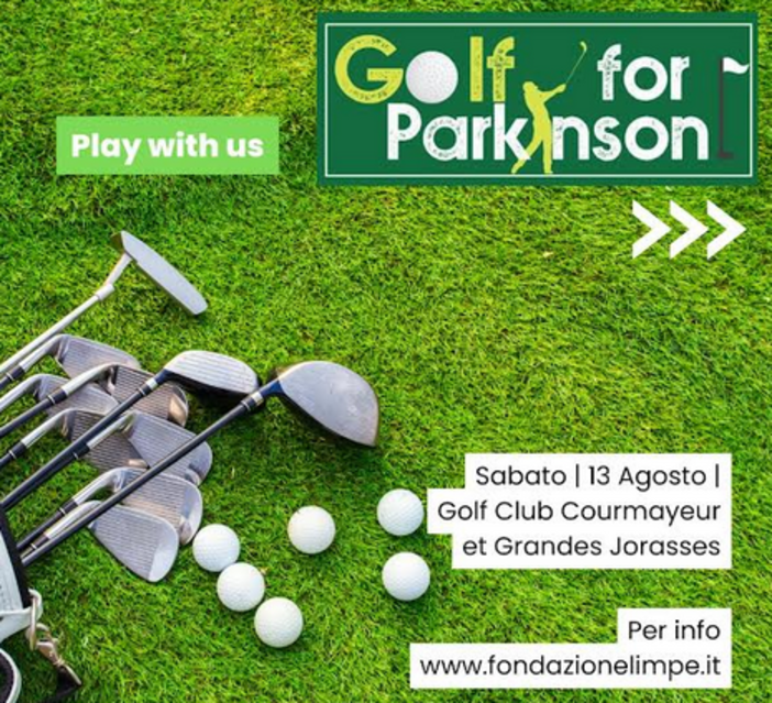 Golf: Arriva a Courmayeur il Golf For Parkinson
