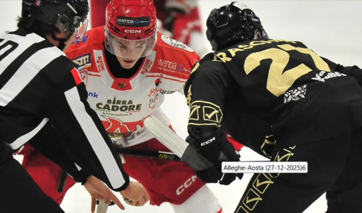 Hockey Ghiaccio: Colpo esterno dell’HC Aosta, ad Alleghe vittoria al cardiopalma allo shootout