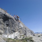La via normale della Pierre (ph. Lodovico Marchisio)