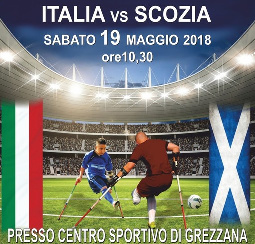 Calcio amputati: Sabato l’Italia in amichevole con la Scozia a Grezzana