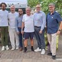 Da sin: Luca Delfino,Giuseppe Sparta e Carlo Tarsia, il coach Gianni Zullo, il Sindaco di Buttigliera Alfredo Cimarella e l'Assessore Daniele Chiriotti