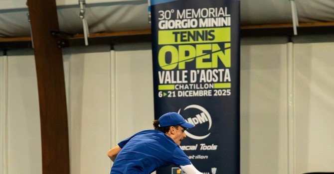 Tennis: Nei singolari si giocano i quarti di finale dell’open Valle d’Aosta - 30° memorial minini