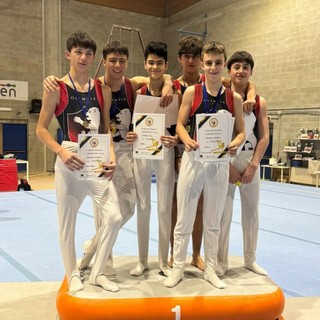 Guglielmo Sansano, Ruben Vitulli, Eric Mombelli, Jacopo Favre, Gabriele Mordenti e Mattia Coutandin