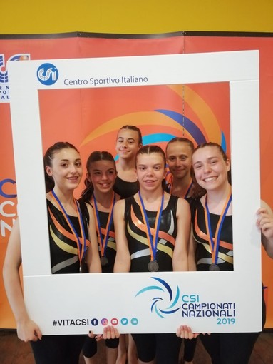 Ginnastica: Brave le ginnaste dell'Olimpia alla finalr campionato nazionale CSI
