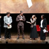 I premiati. Il secondo da sn: l'assessore Erik Lavevaz I premiati. Il secondo da sn: l'assessore Erik Lavevaz