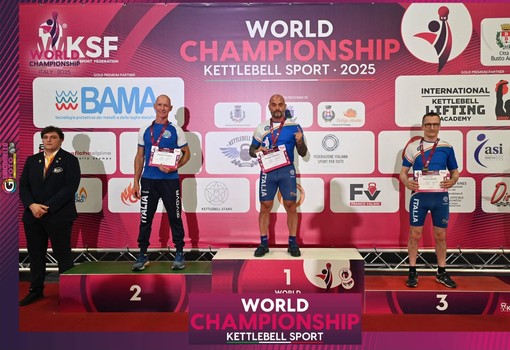 Kettlebell: Cristiano Arbenson, forza d’Argento mondiale!