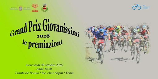 Ciclismo: Grand Prix Giovanissimi, a Fénis 130 piccoli rider per la festa finale della stagione Ciclismo: Grand Prix Giovanissimi, a Fénis 130 piccoli rider per la festa finale della stagione