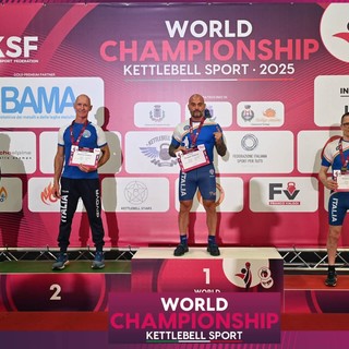 Kettlebell: Cristiano Arbenson, forza d’Argento mondiale!