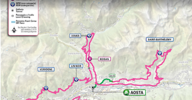 La tappa valdostana