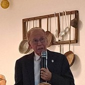 Roberto Rosset ad una serata del Circolo Valdostano della stampa